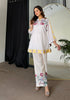 White Yellow Floral Summer Kurta Set